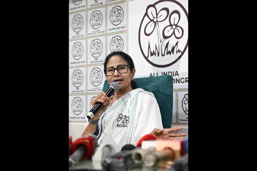 Mamata Banerjee announces the list of candidates on Tuesday. 