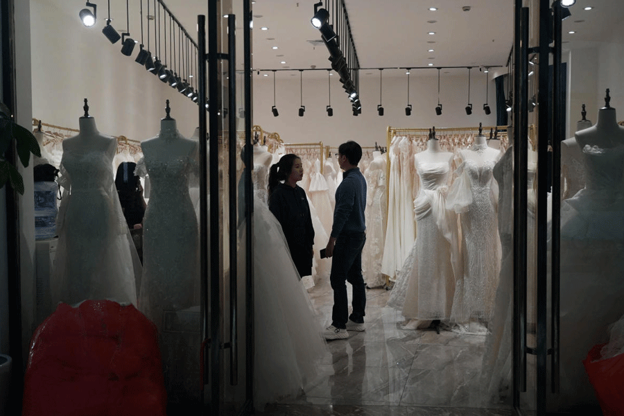 Huqiu Bridal City in Suzhou