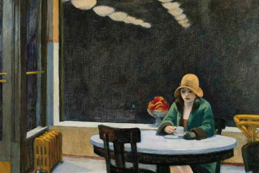 Automat (1927) by Edward Hopper