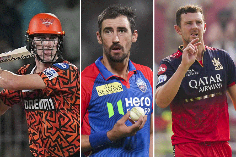 Pat Cummins, Mitchell Starc and Josh Hazlewood