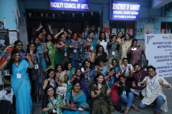 The organising committee also extends its gratitude to its education partner, Educrat IAS, media partner, The Telegraph Online Edugraph, and social welfare partner, Teach For India. A special mention must be made of Sienna for their thoughtful contribution of handcrafted crochet flowers for guests and speakers. In many ways, Lifeworld 2025-26 emerged as a space where lived experience, consciousness, and meaning-making came to the forefront. Rather than closing debates, the conclave sought to open them—creating a shared ‘lifeworld’ of inquiry, reflection, and critical engagement. Lastly, but absolutely not the least, this event would not have been possible without the unwavering efforts of the organising team and the guidance of our faculty members, who together helped bring LifeWorld to life.