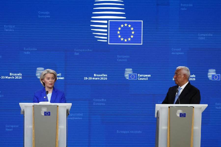 President of the European Council Antonio Costa and European Commission President Ursula von der Leyen