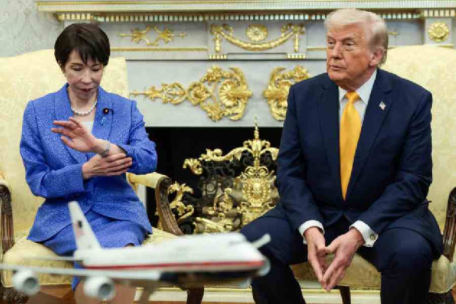 Trump Pearl Harbor joke Sanae Takaichi White House Iran surprise