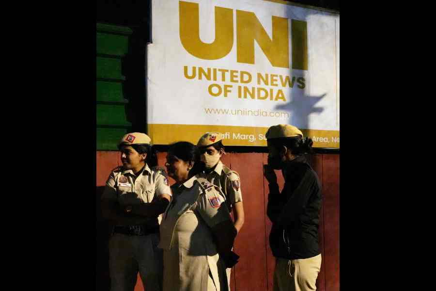 UNI office sealed Delhi press freedom