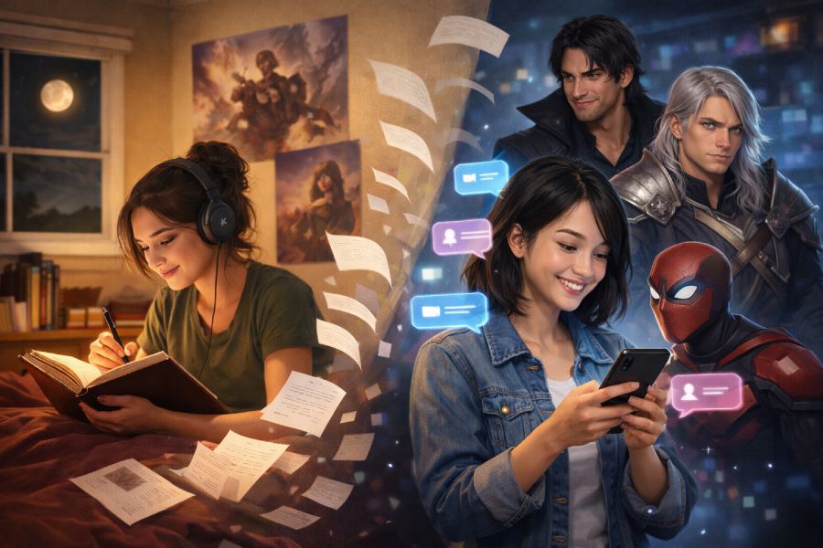 The fandom experience looks a bit different nowadays