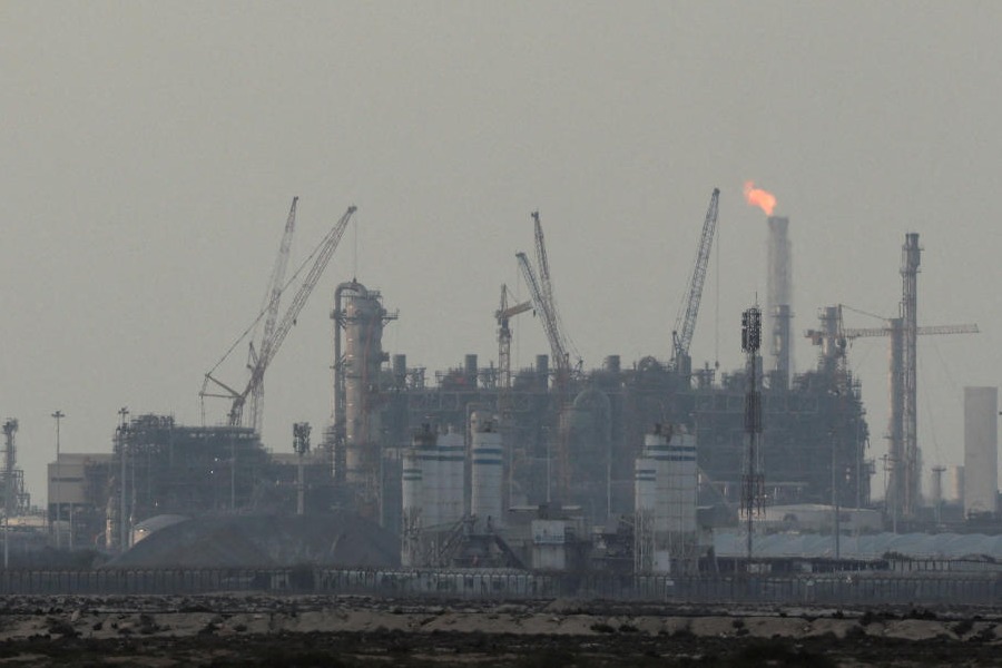 QatarEnergy's liquefied natural gas (LNG) production facilities, amid the US-Israeli conflict with Iran, in Ras Laffan Industrial City, Qatar March 2, 2026.