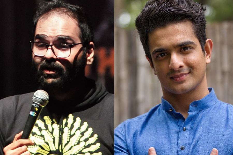 (left to right) Kunal Kamra; Ranveer Allahbadia