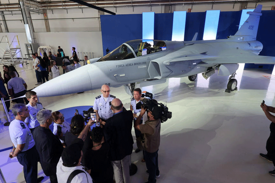 First Gripen fighter jet assembled in Brazil