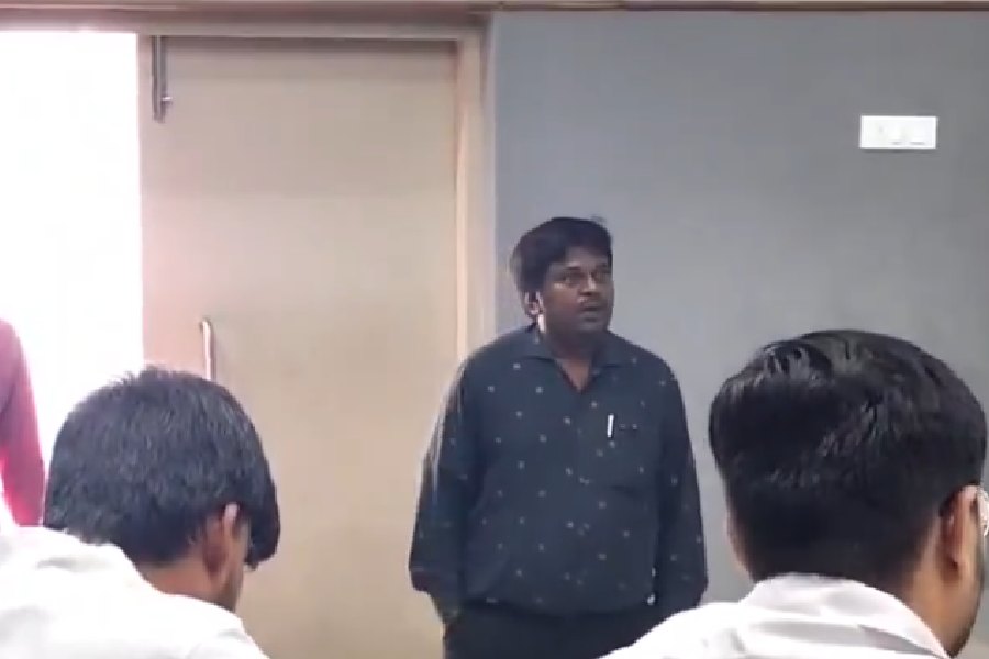 The professor in the college on March 23