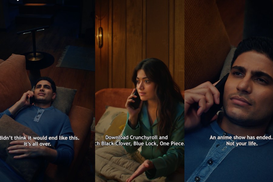 Rashmika Mandanna, Shubman Gill in new Crunchyroll ad