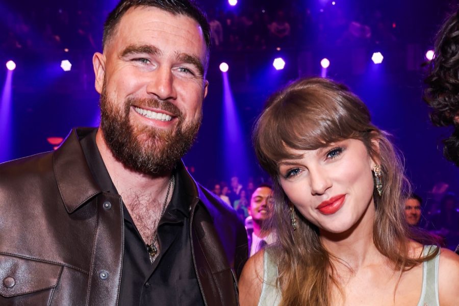 Travis Kelce and Taylor Swift at iHeartRadio Music Awards 2026