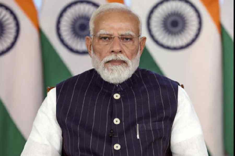 Narendra Modi during the meeting with chief ministers on Friday. The New York Times reported on Friday that industrialist Elon Musk joined a phone call between Modi and President Donald Trump on Tuesday about the Iran war, citing two US officials.