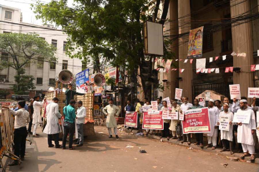 Citizens’ groups protest against voter exclusion inBBD Bag earlier this month