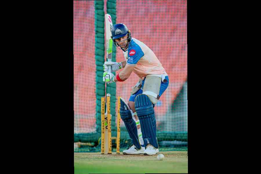 Jos Buttler at training.The Titans play their first game on Tuesday.