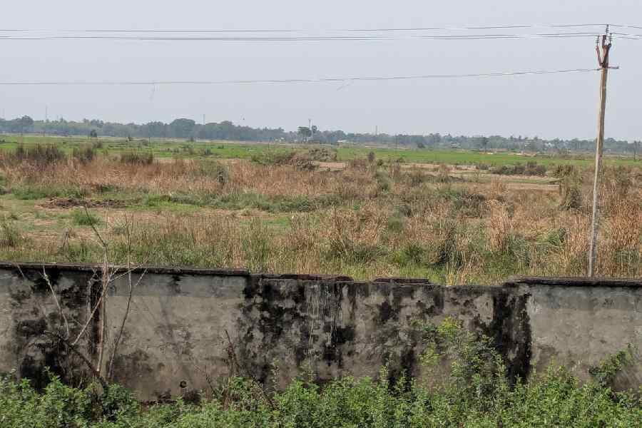 The wall of the long-gone Nano factory