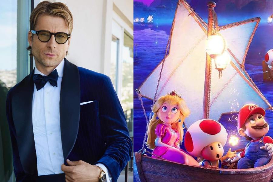 Glen Powell, ‘The Super Mario Galaxy Movie’ poster