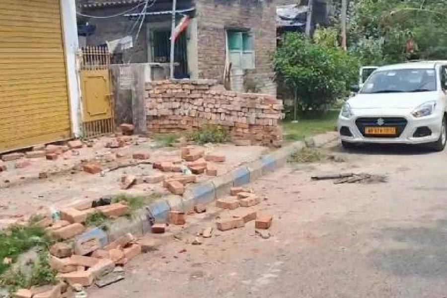 The site of the violence at Jamunanagar, East Jadavpur