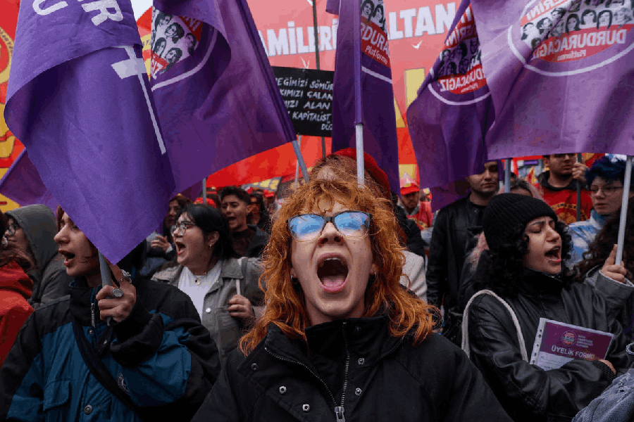 May day in Istanbul
