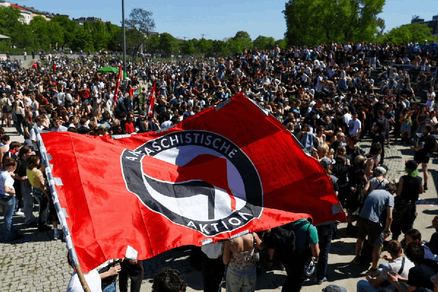 May day in Berlin