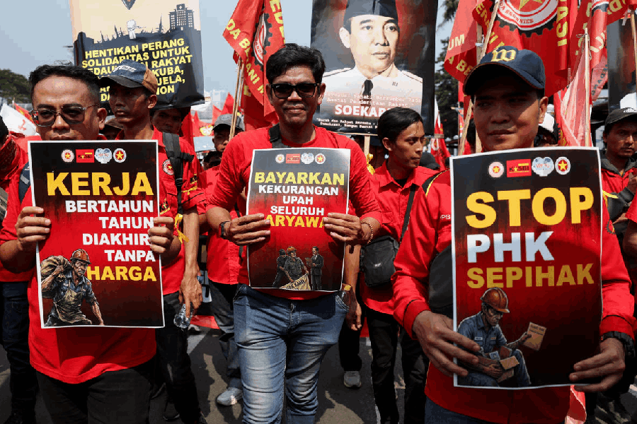 May day in Jakarta