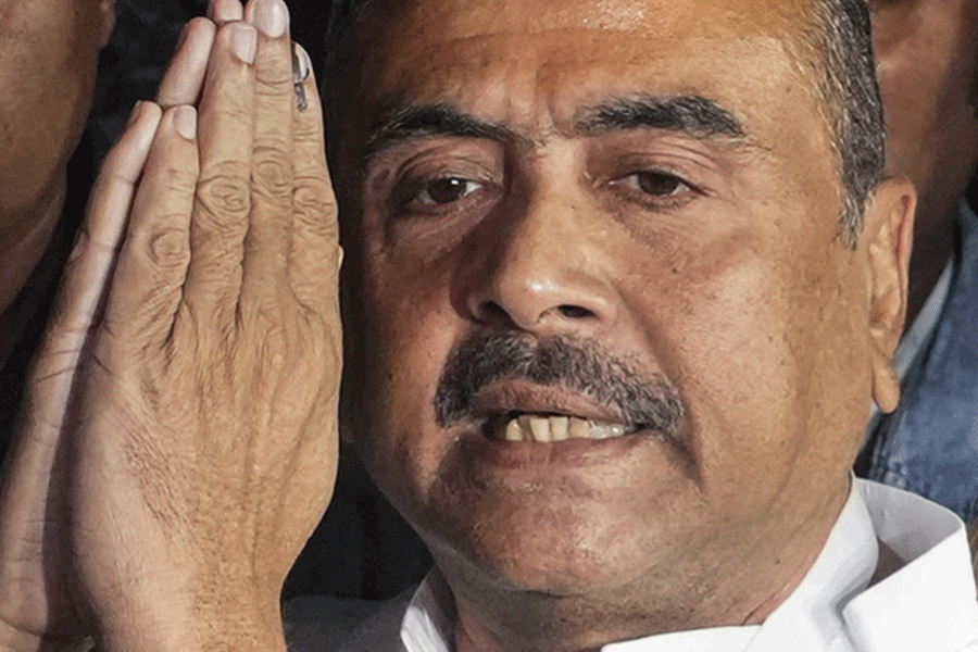 Leader of Opposition in the West Bengal Assembly and BJP candidate from Bhabanipur and Nandigram constituencies Suvendu Adhikari