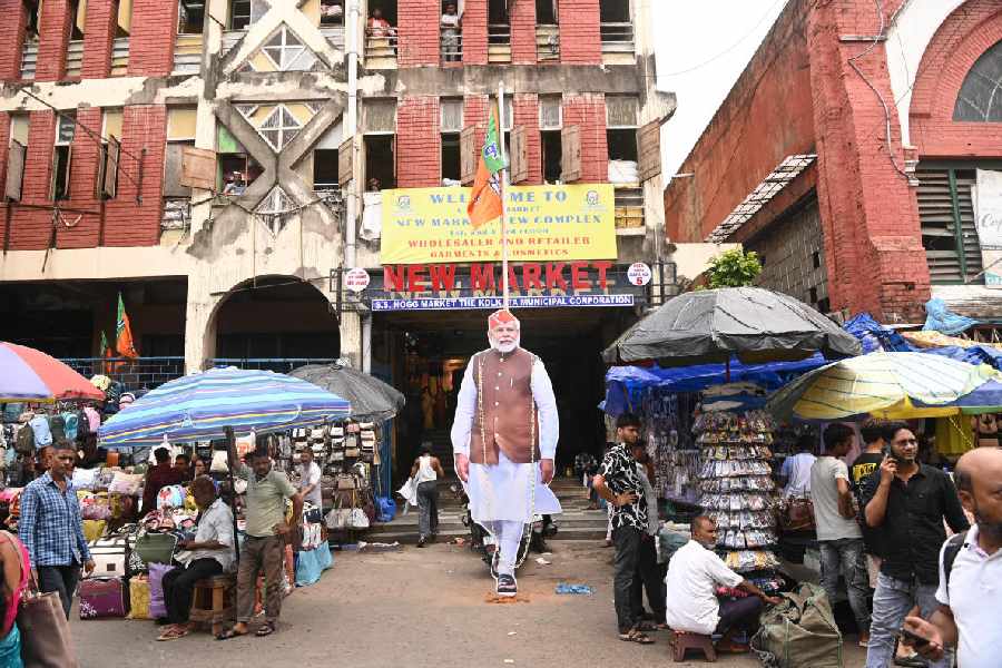New market area after West Bengal Assembly Election 2026 result on Wednesday afternoon.