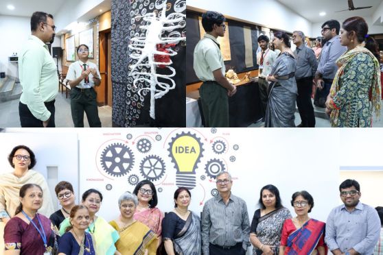 The Founder’s Day celebration began with dignitaries visiting the newly established Innovation and Aerospace Labs, where they interacted with learners and explored cutting-edge educational initiatives undertaken by the institution. This was followed by an art exhibition at the Multimedia Room, showcasing the creativity and artistic accomplishments of BDMI students.