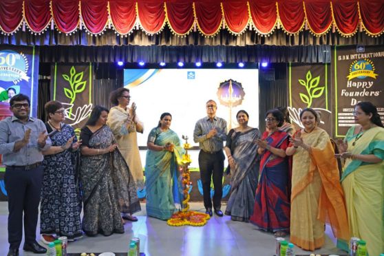 The formal programme at the Gemstone Auditorium commenced with the ceremonial lighting of the lamp, symbolising the triumph of knowledge over ignorance. 