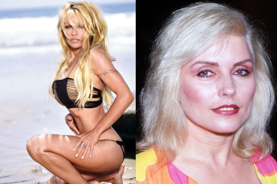 Pamela Anderson and Debbie Harry