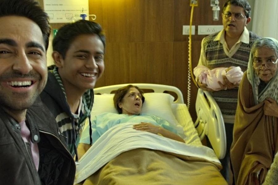 A still from 'Badhaai Ho' 