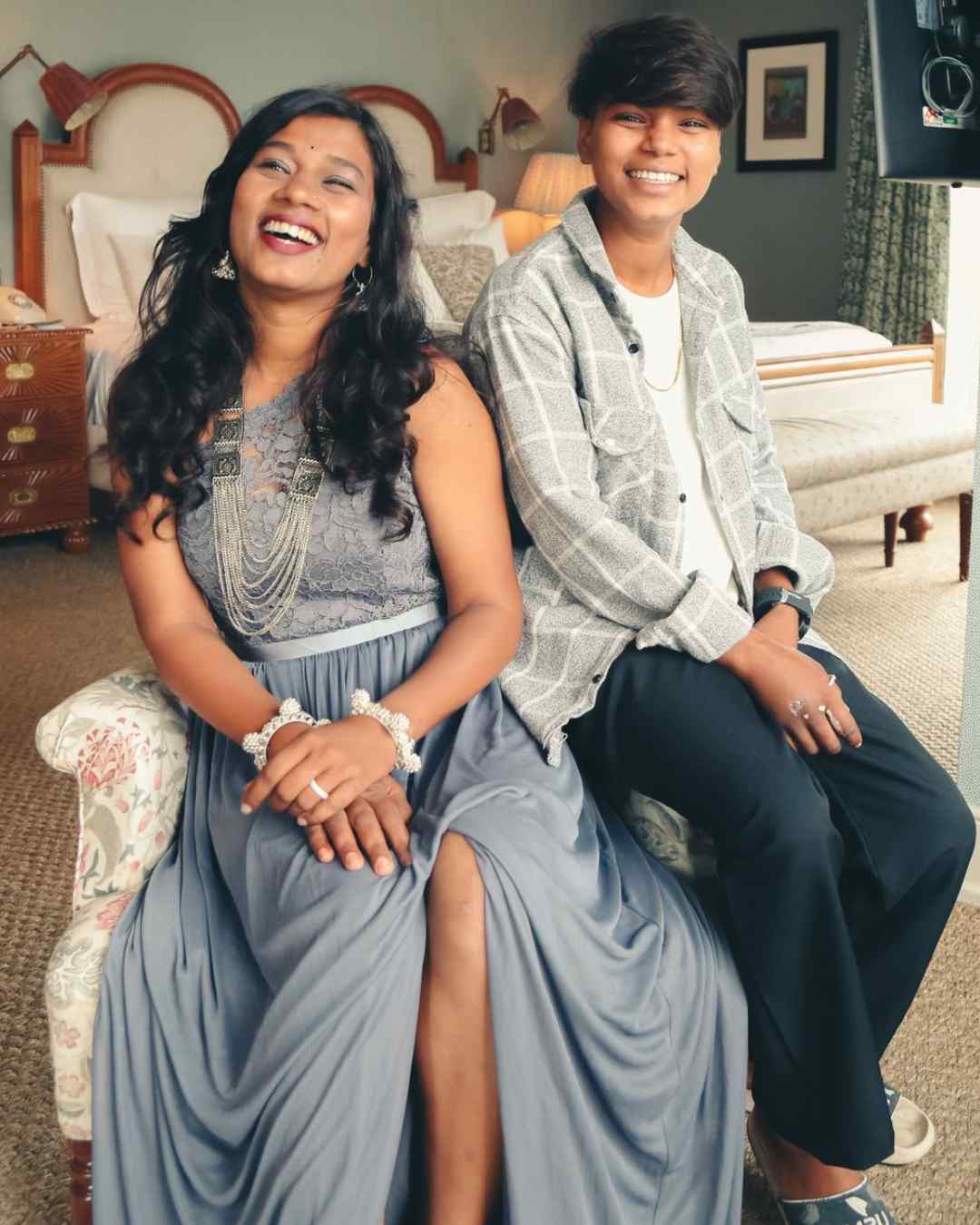 Ankita and Veenu ahead of the documentary’s Soho House premiere in Mumbai