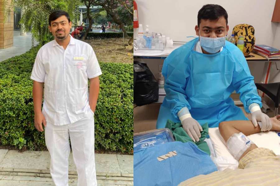 Suhel Uddin, shift in-charge at Tata Medical Centre