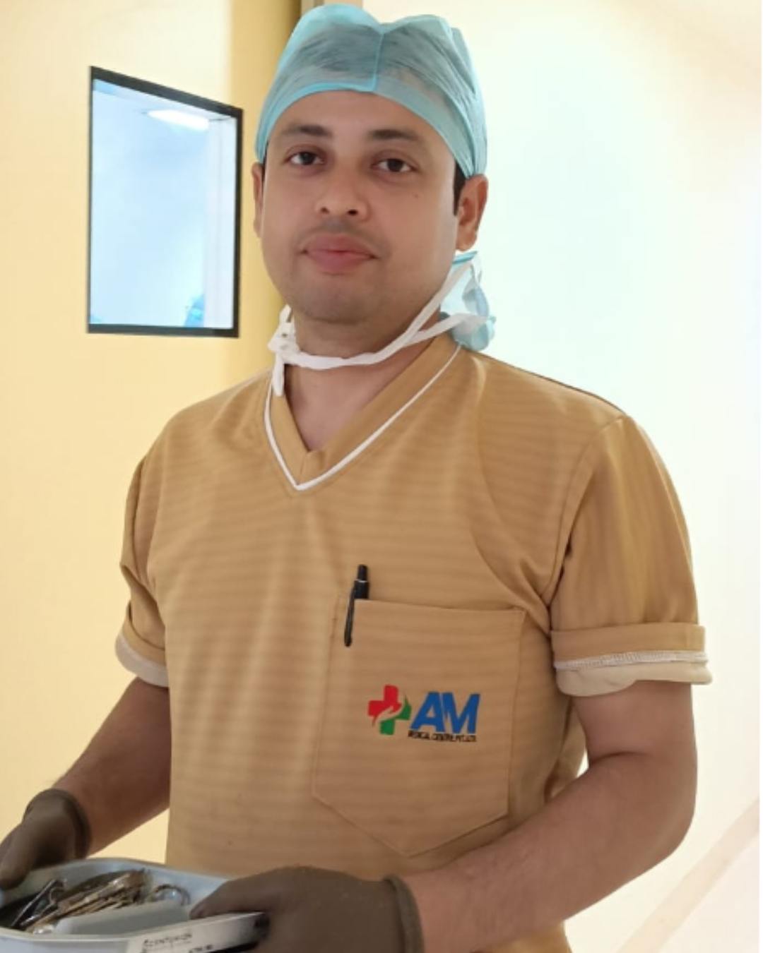 ‘Being male does not make us more or less special. At the end of the day, what matters in our profession is delivering care, comfort and support to patients so they receive the best treatment and return to their families in good health,’ said Ashish Maity, senior OT surgeon assistant nurse at AM Medical Centre