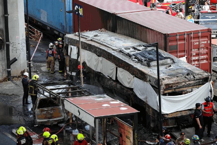 Bangkok train collision