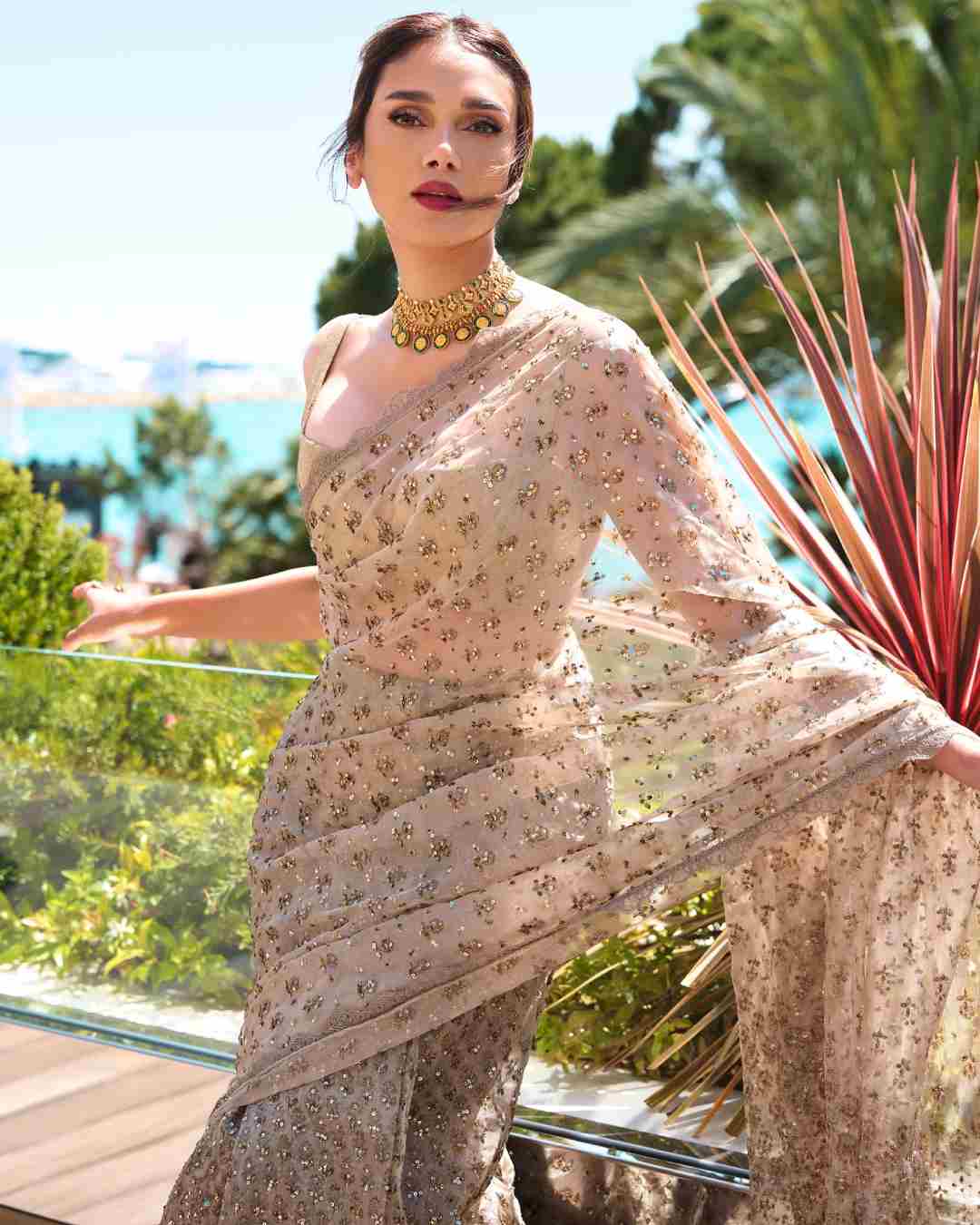 Aditi Rao Hydari stuns in a sari at Cannes Film Festival 2026 
