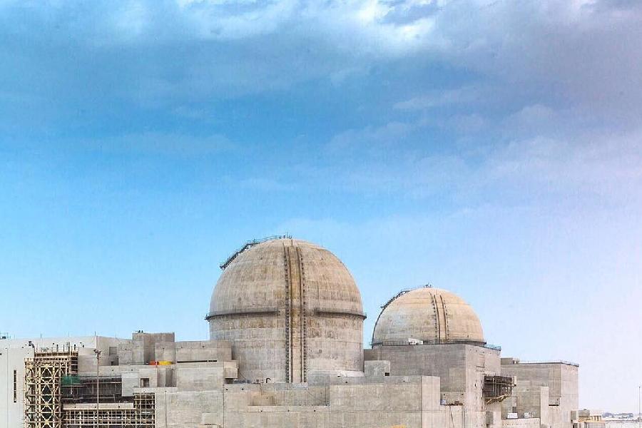 Barakah nuclear power plant near Abu Dhabi in 2017, the site where UAE reported a drone attack on May 17, 2026