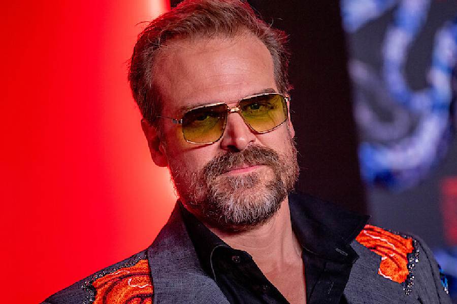David Harbour at the premiere of ‘Stranger Things’ Season 5