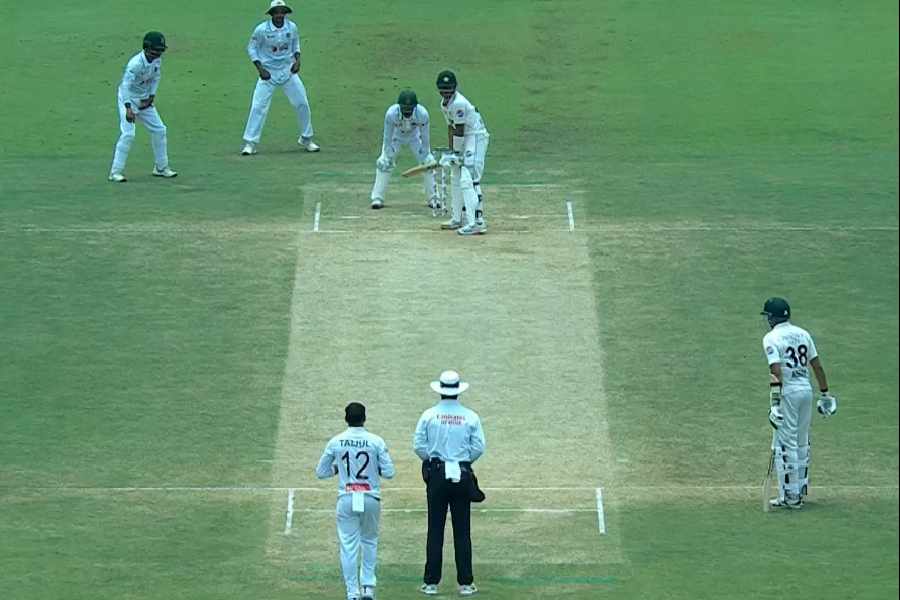 A visual from Day 5 of the second Test between Pakistan and Bangladesh on Tuesday, May 20, 2026
