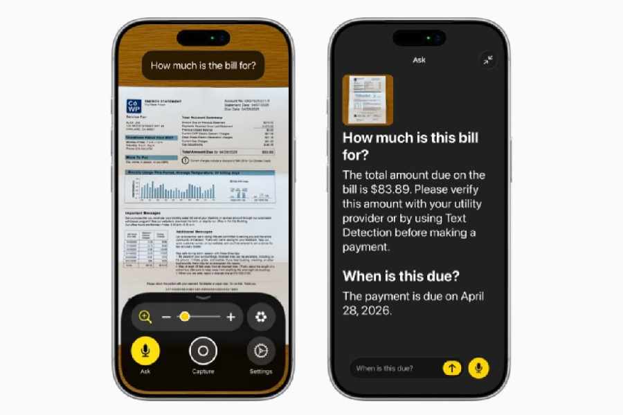 Apple Intelligence-powered updates to Magnifier bring the same assistive exploration and visual description to a high-contrast interface designed for users who have low vision