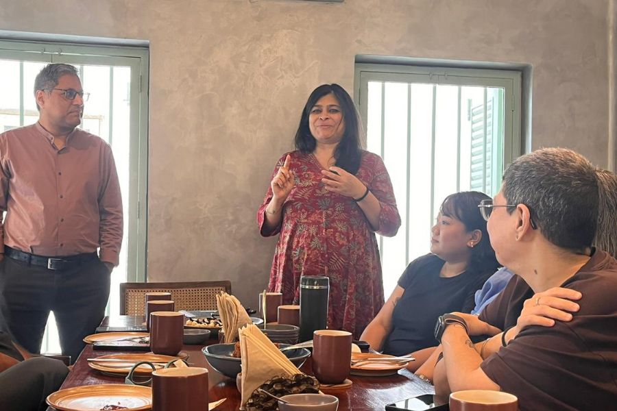 Rushina Munshaw Ghildiyal, curating editor of the Godrej Food Trends Report, moderated the discussion
