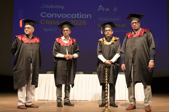This year, Praxis had the privilege of welcoming Sanjiv Puri as the Chief Guest for the ceremony. In addition to building an illustrious career with ITC Ltd., Mr. Puri has played a significant leadership role in Indian industry through his association with organizations such as the Confederation of Indian Industry, the CII-ITC Centre of Excellence for Sustainable Development, the US-India Strategic Partnership Forum and the BRICS Business Council – India Chapter.