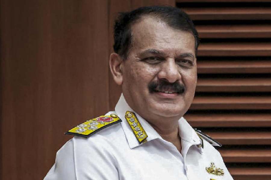 Chief of the Naval Staff (CNS) Admiral Dinesh K Tripathi