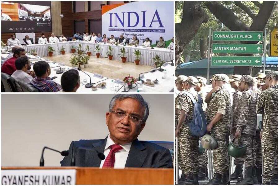 We are unarmed': INDIA bloc MPs question security ahead of EC march; BJP alleges bid to create 'anarchy
