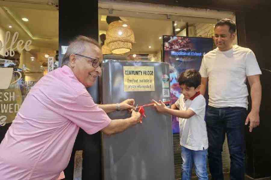 Calcutta 64 Marks Anniversary With Free Community Fridge