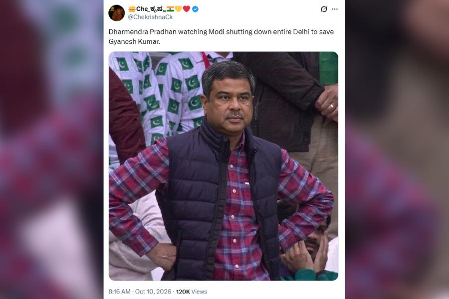 'PM Modi loves Gyanesh Kumar more than Dharmendra Pradhan': Memes mock Jantar Mantar crackdown