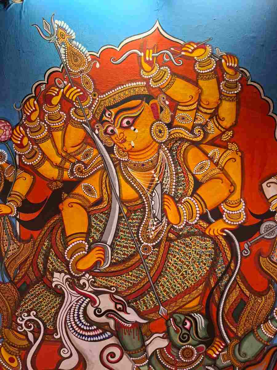 The Patachitra of Durga this year