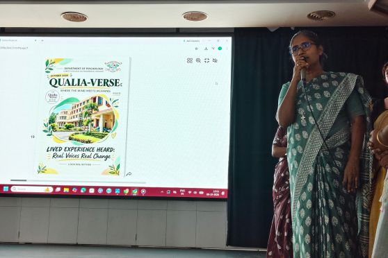 Another key moment was the inauguration of Qualia-Verse, the Department of Psychology’s annual e-magazine.