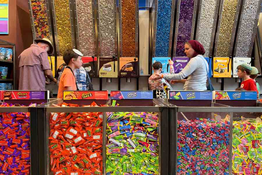 All the chocolates you can buy at Hershey’s Chocolate World