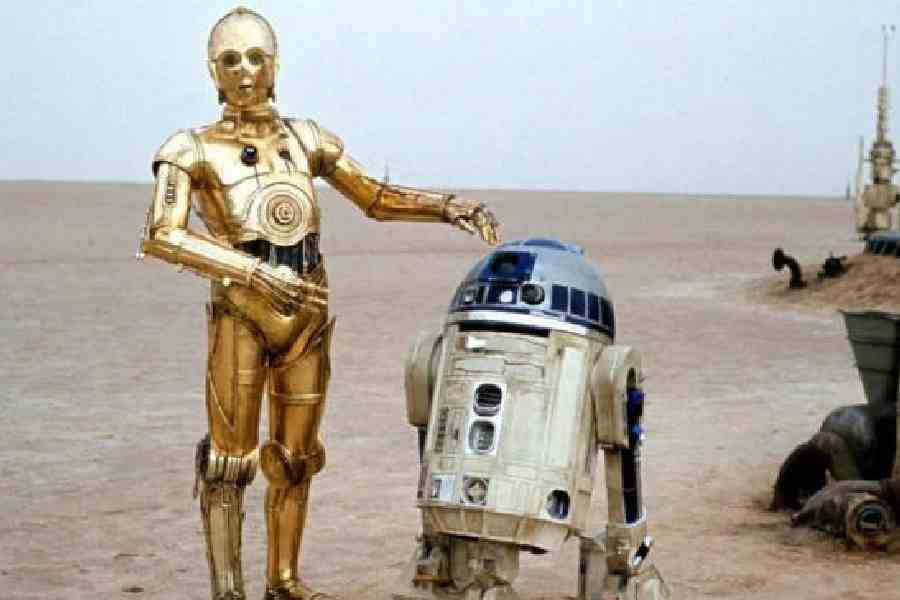 C-3PO and R2-D2 appear in Star Wars