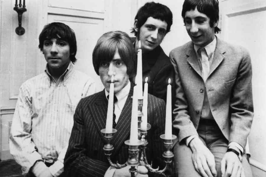 The Who during their 1966 German-Swiss tour